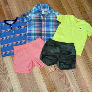 Carter’s Spring/Summer 6pc Outfit Bundle Size 9months